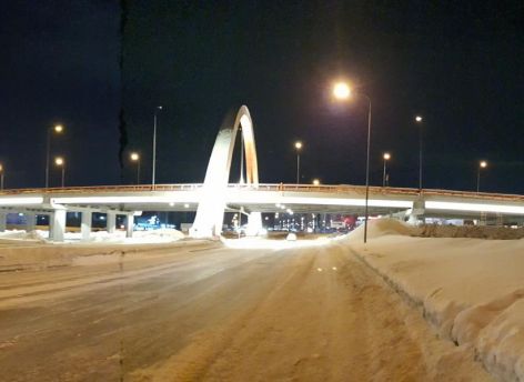 ​Развязка на Аэрофлотской воссияла раньше срока