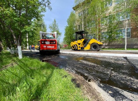 В УТС приступили к работам по асфальтированию
