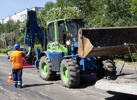 Дорожные работы на Югорском тракте завершены