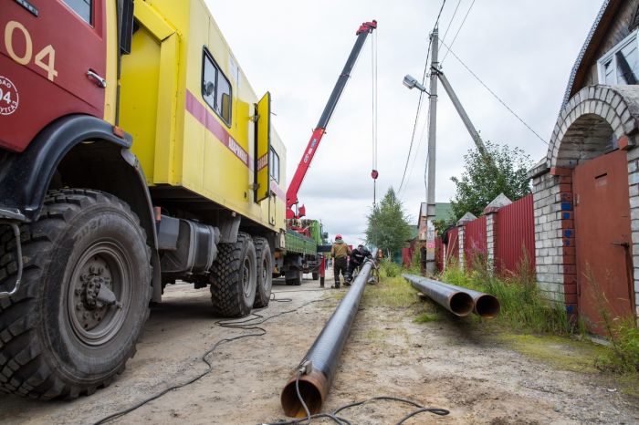 Еще 64 дома в поселке Снежный получат газ