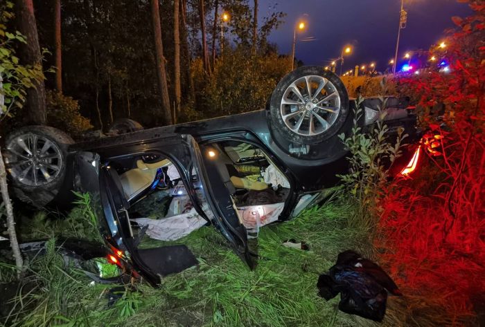 Сургутянин на элитной иномарке вылетел в кювет и погиб
