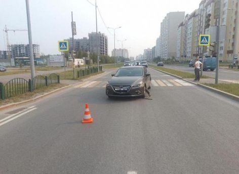 Ребенка на самокате сбили на «зебре» в Сургуте