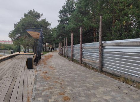 Сургутяне смогут пройтись по новой пешеходной дорожке в парке «За Саймой» в октябре-ноябре