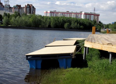 ​Набережная на Сайме осталась без причала и лодок. Как это случилось