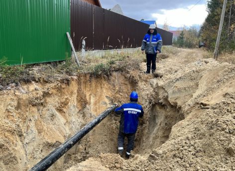 Газификация в деревне Сайгатина выполнена на 55%