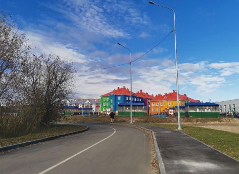 В Сургутском районе завершилось асфальтирование дорог