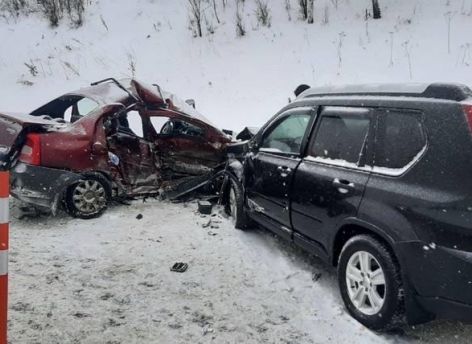 В смертельном ДТП на трассе пострадали дети
