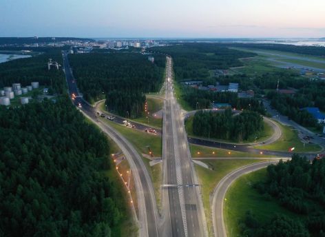 Шесть участков дорог отремонтируют в Ханты-Мансийске