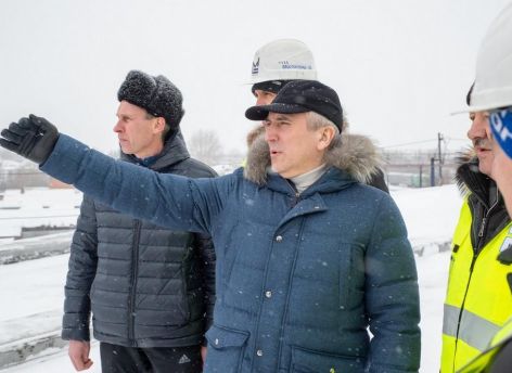Александр Моор: строители путепровода в Ялуторовске работают быстрее графика