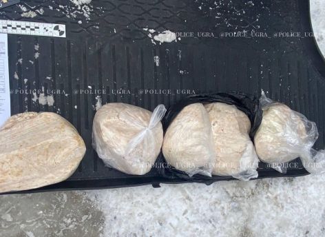 В Сургутском районе задержали водителя с пятью килограммами мефедрона в багажнике