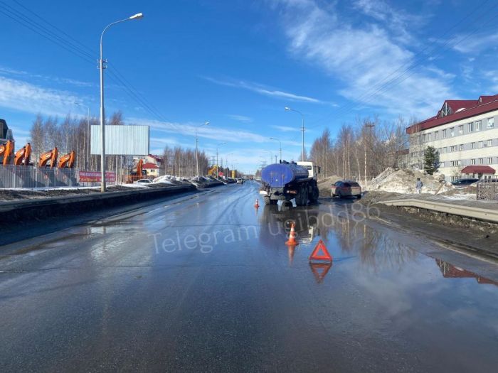 ​В Сургуте «Камаз» протаранил Audi - пострадал водитель легковушки