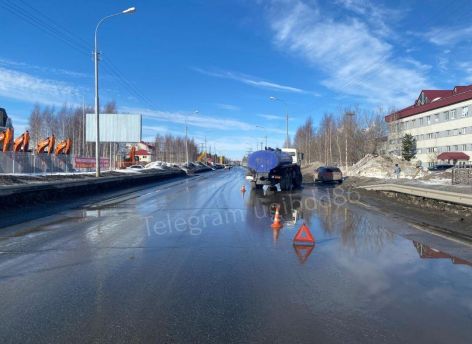 ​В Сургуте «Камаз» протаранил Audi - пострадал водитель легковушки