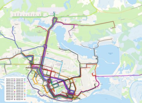 Новая сеть автобусных маршрутов заработала в Сургуте