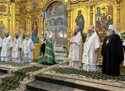 ​Патриарх Кирилл освятил Троицкий собор Сургута