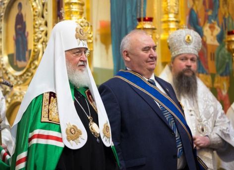 ​Патриарх Московский и всея Руси Кирилл наградил руководство «Сибпромстроя» орденами РПЦ