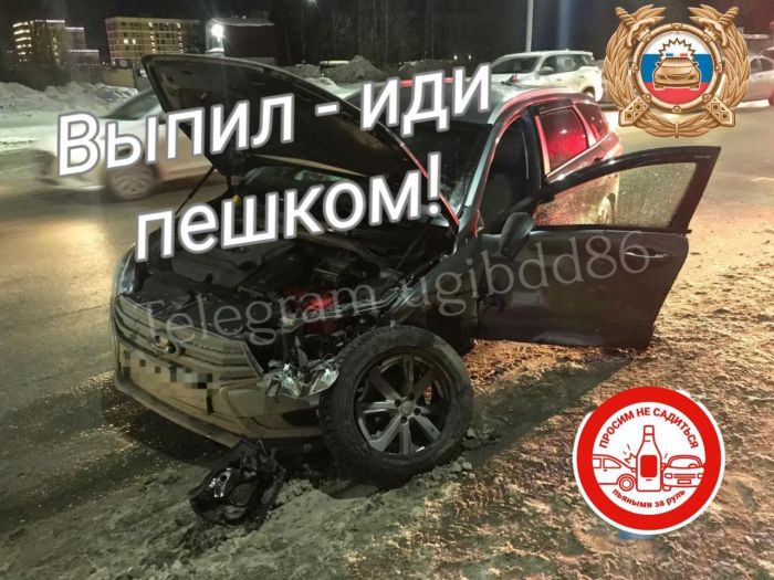В ХМАО пьяные водители учинили 31 ДТП с начала года