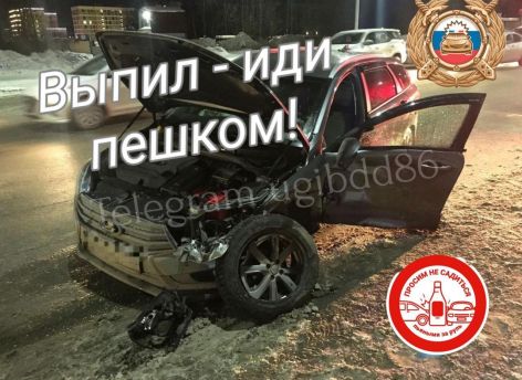 В ХМАО пьяные водители учинили 31 ДТП с начала года