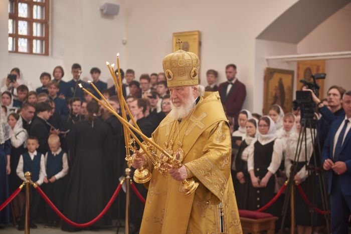 Патриарх Московский и всея Руси Кирилл освятил храмы в Тобольске и в Тюмени