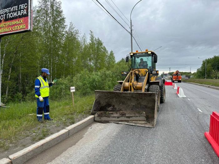 В ХМАО стартовал капитальный ремонт трассы Сургут — Нижневартовск