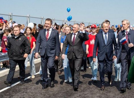 Движение по путепроводу через Транссибирскую железнодорожную магистраль в Ялуторовске открыто