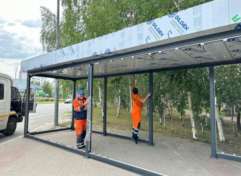 В Сургуте установят два десятка новых остановочных комплексов