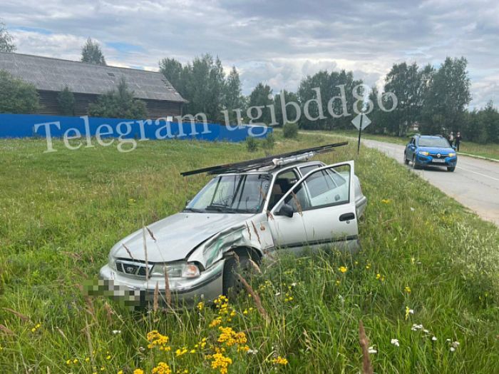 В Кондинском районе мотоциклист без прав устроил ДТП