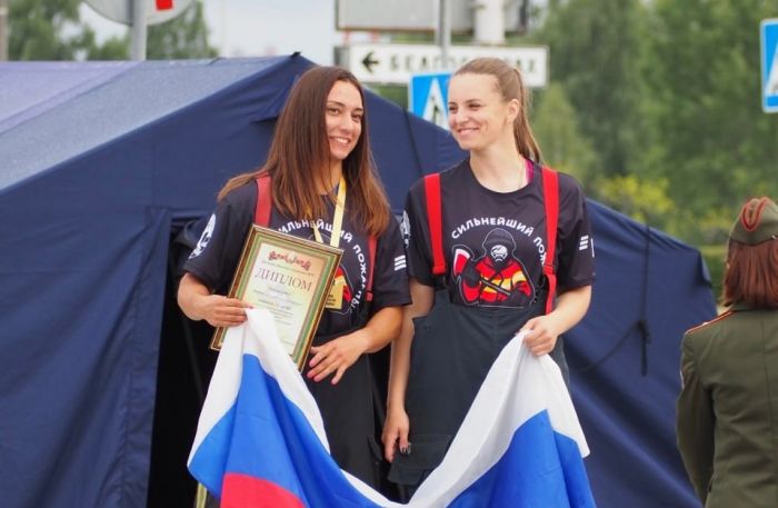 Югорчанка показала высший класс на соревнованиях пожарных