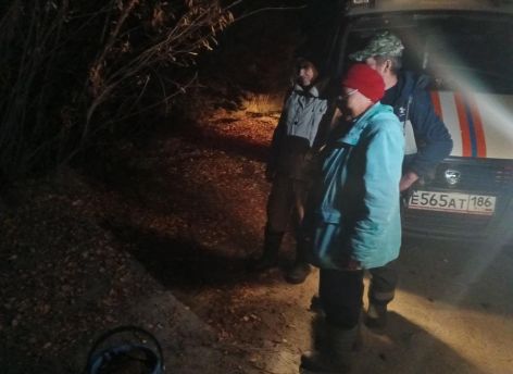 Югорские спасатели вывели из леса троих пенсионеров
