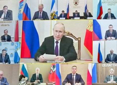 Александр Моор принял участие во встрече Владимира Путина с избранными главами регионов