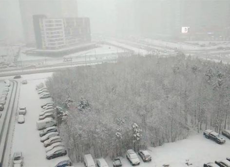 ​Снег пришел в Сургут надолго