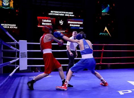 Матчевая встреча по боксу прошла в Сургутском районе