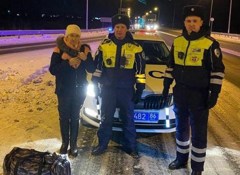 ​Пермячка в мороз отправилась автостопом из ХМАО на родину