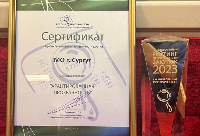 Сургут опередил 86 муниципалитетов в рейтинге прозрачности закупок