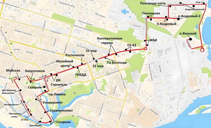 ​В Сургуте изменят маршруты трех автобусов в апреле