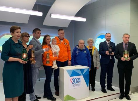 ​Огонь семейного очага «Сердце России» привезли в Тюмень