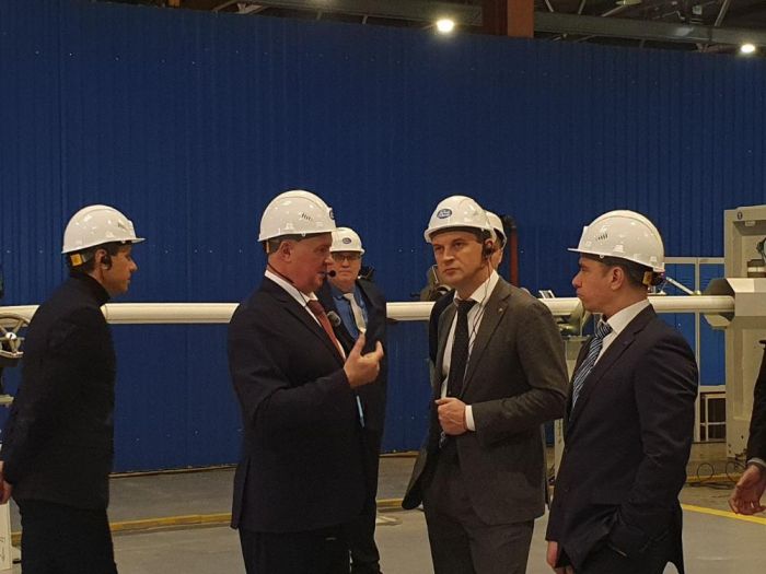 ​На тюменском заводе открылось уникальное производство полимерных труб
