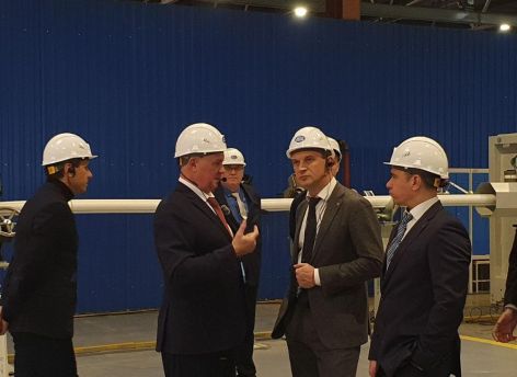 ​На тюменском заводе открылось уникальное производство полимерных труб