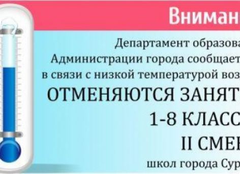 Актировка: 1-8 классы второй смены