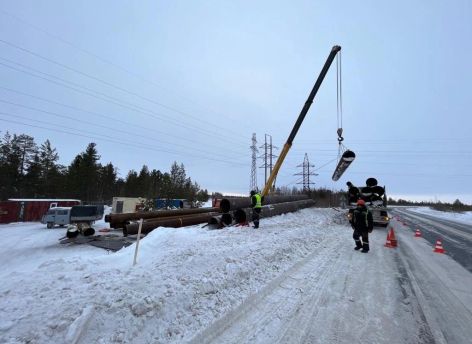 ​В Югре начали строить новый мост через реку Нарым-Еган