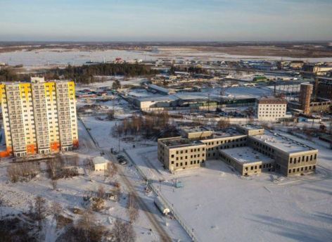 ​Новая школа в 20А микрорайоне Сургута готова на 13 процентов