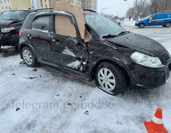 ​Автоледи из Нижневартовска устроила аварию и пострадала в ней
