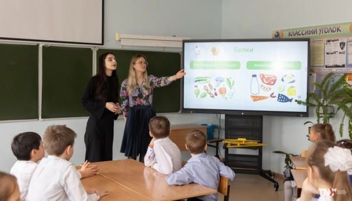 ​Тюменских школьников учат правильно питаться