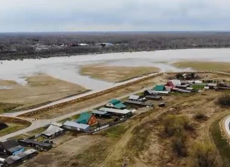 ​Уровень воды на реке Ишим в Тюменской области бьет исторические максимумы