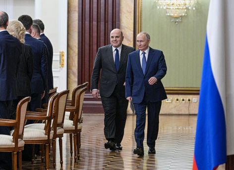 ​Владимир Путин внес кандидатуру Михаила Мишустина на пост премьер-министра