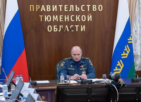 ​Глава МЧС России поблагодарил тюменцев за работу по борьбе с паводком