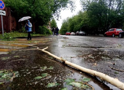 ​В Москве из-за урагана двое человек погибли и 18 получили травмы