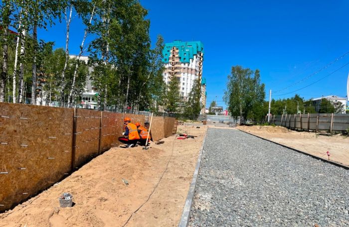 ​В Сургуте в сентябре откроют новый сквер