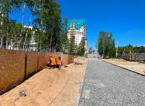 ​В Сургуте в сентябре откроют новый сквер