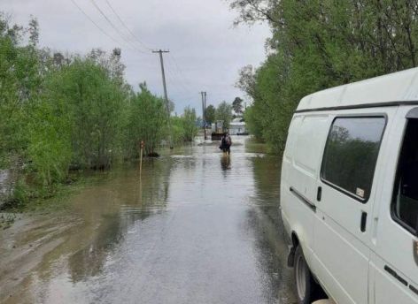 ​Уровень воды в Оби снизился до 938 см - на 42 см ниже критической отметки