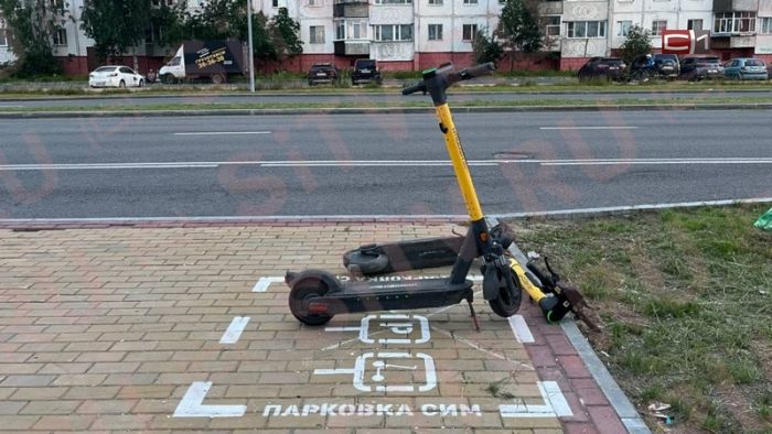 ​В Сургуте сделали стоянки для электросамокатов